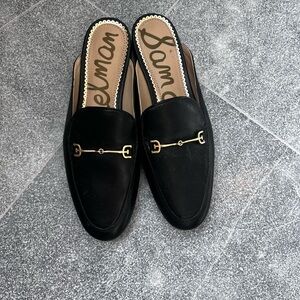 Sam Edelman black mules 8.5 like new